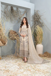 D-9978 | 3PC Semi-Stitched Arushi Collection By Tawakkal Fabrics